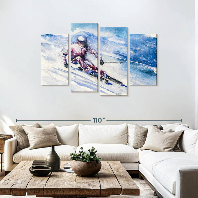 Sireci Ski, 48'' H x 75'' W