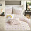 Ensembles de literie en coton luxueux, conception à pompons en jacquard, confort élégant pour la maison