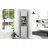 Grey Bathroom Storage Cabinet With Adjustable Shelves And Efficient Options Multi-Functional In Open Space