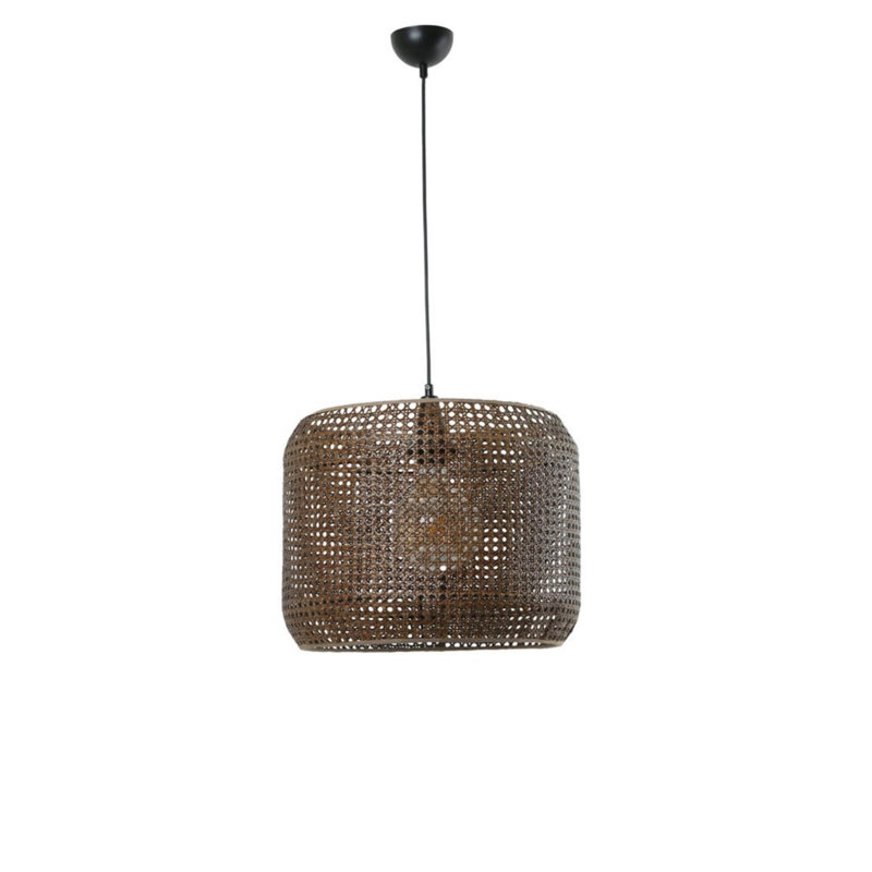 Bernadetta 1 - Light Drum Pendant, 70cm H x 35cm W x 35cm D, Bronze