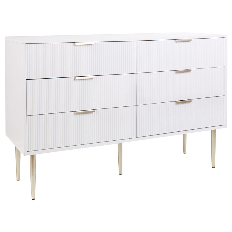 Axinia 120cm W 6 - Drawer Chest of Drawers