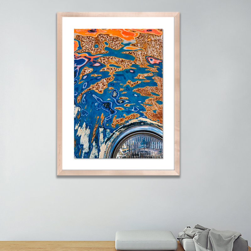 One Headlight II Print by Shawn Thomas, Natural, 60" H x 42" W x 2.5" D