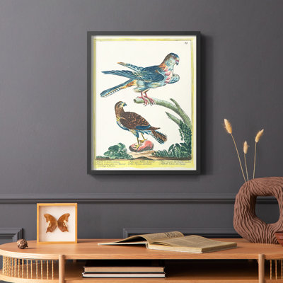 Pastel Birds III Framed Print - Solid Wood