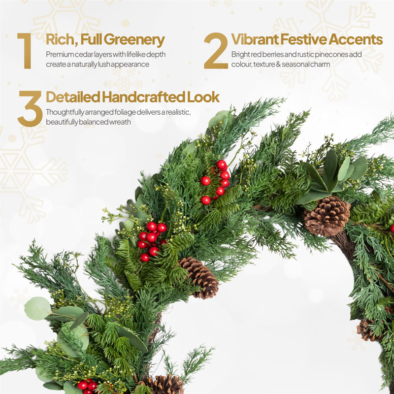 Polyethylene 100cm Wreath