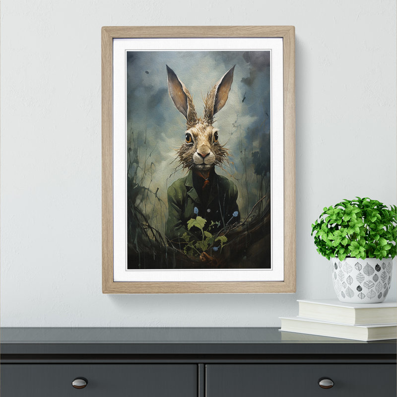 Hare Conceptual No.2 - Framed Print