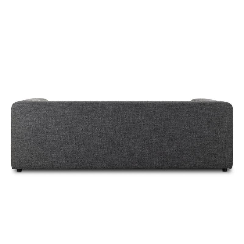 Lawndale Sofa-89"-Napa Sandstone, Saxon Charcoal