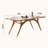 Rectangular Artificial Marble Dining Table-105247276