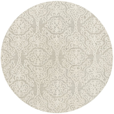 Davyan Hand Tufted Wool Damask Rug