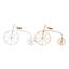 Ensemble de 2 sculptures de bicyclette