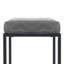24'' Modern Kitchen Counter Stool with Upholstered Faux Leather & Footrest-82834393-82834399-82834396