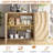 47.2" Wide Sideboard Buffet Cabinet With 2 Doors And 3 Drawers, Adjustable Shelves-811442275