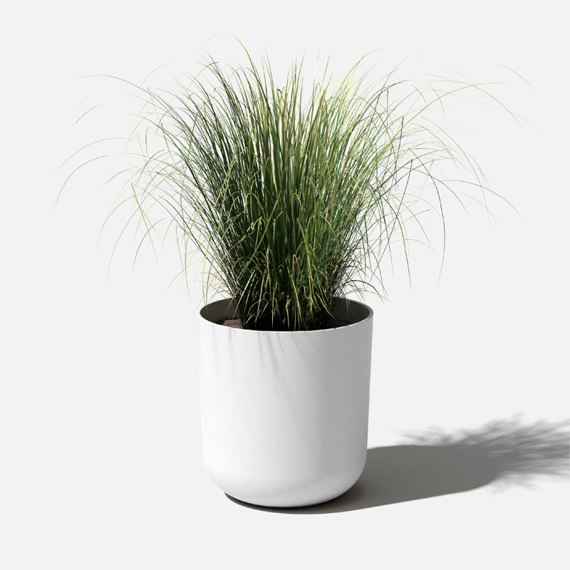 Mason Series Kona Planter, 1, 19.75" H x 18.5" W x 18.5" D, White