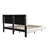 White  Boucle Floating Bed with Light,King-1207949851