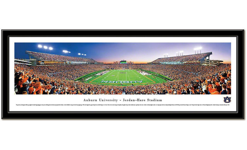 NCAA Stadium Framed Photographic Print, Auburn Tigers