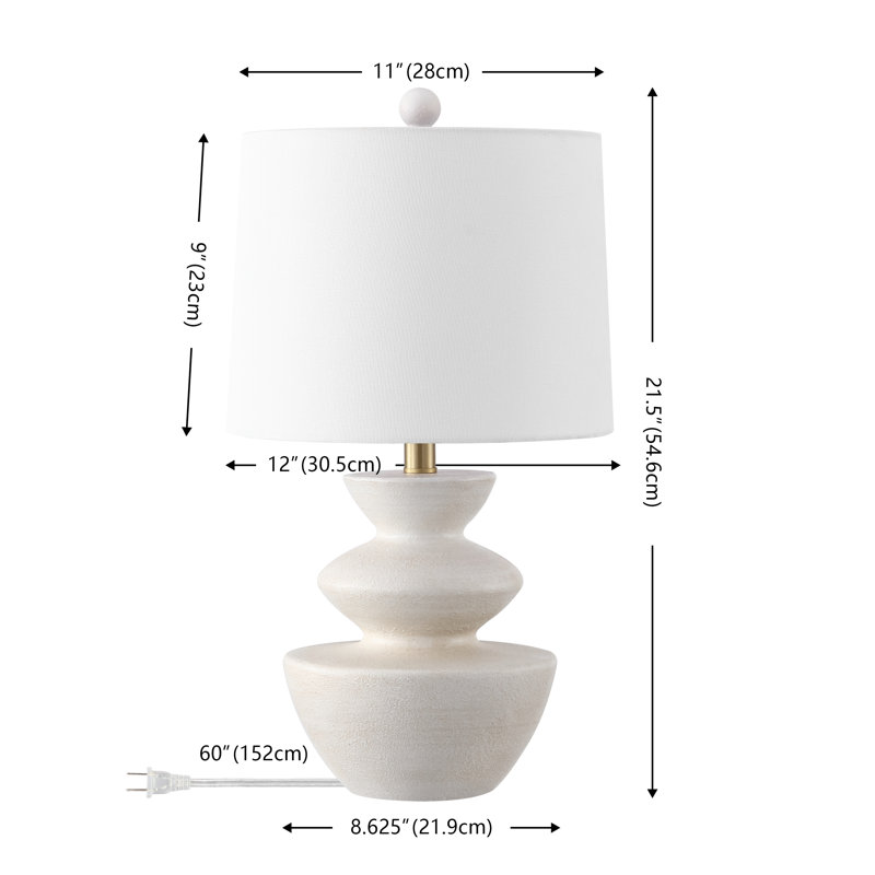 Serra 18 Inch Resin Table Lamp Set Of 2