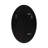 Beaded Oval Bathroom Mirror