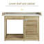 Garden Wood Potting Bench 100% Fir Wood-66346151