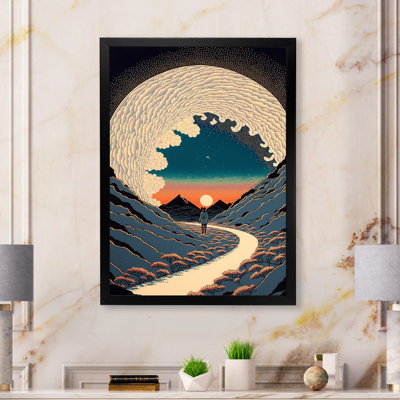 «Walking Towards The Full Moon Mountain V», reproduction sur toile
