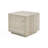Sharelle Faux Travertine Square End Table