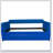 BLUE UPHOLSTERED DAYBED WITH TRUNDLE, VELVET FABRIC