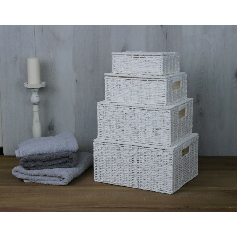 Wicker Laundry Set