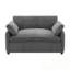 Canapé simple en chenille avec 2 coussins-97766616
