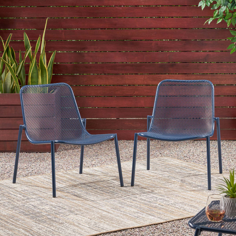 Elegant Living Room Enhancement, Graceful Accent Chair, Navy
