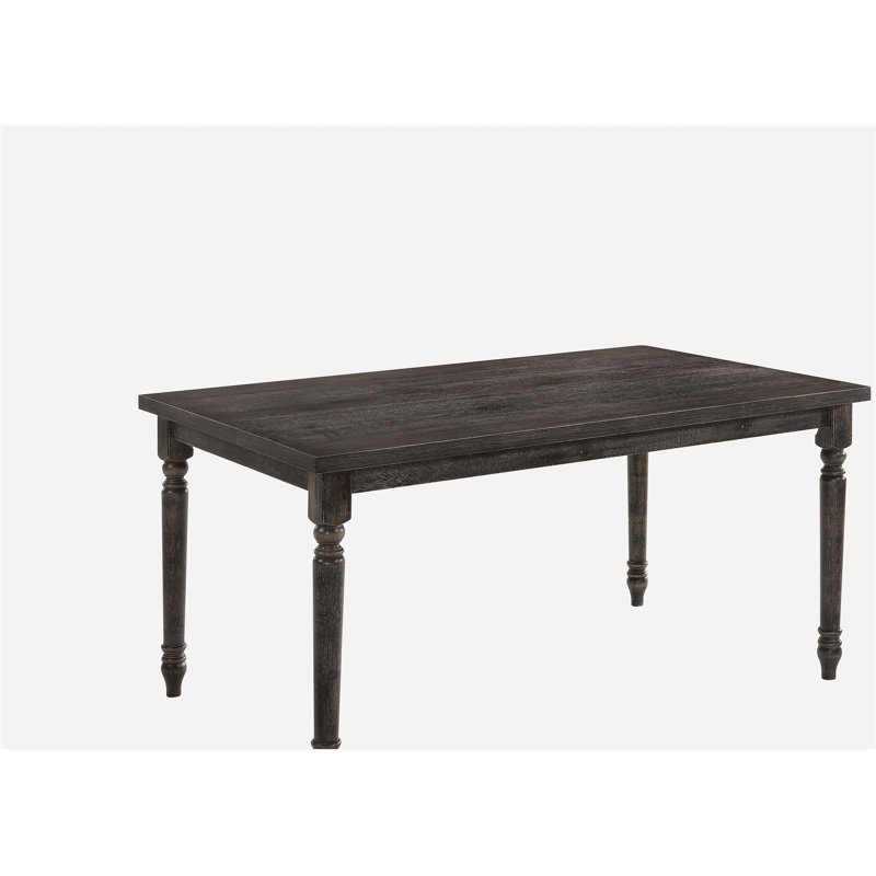 Claudia II Weathered Gray Finish Dining Table