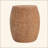 Outdoor Patio Drum-Shaped MGO Side Table