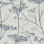 Floral Metallic Wallpaper Roll-2033079032