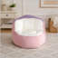 Canapé-pouf surdimensionné multicolore en fausse fourrure-507327593