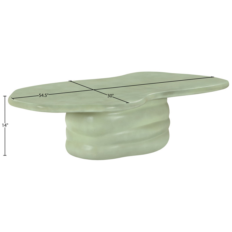 Table basse Branna, Vert