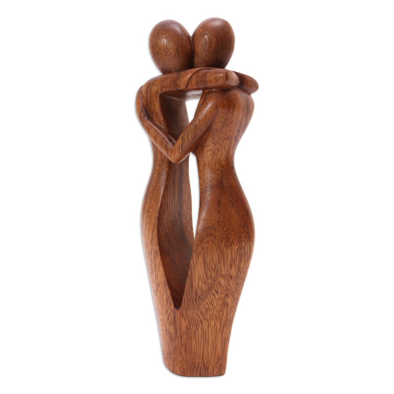 Statuette en bois Orren Magic Moment