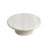 35.43" Space-Saving Round Coffee Table, FRP Matte Marble-Like For Living Room Condo Reading Corner