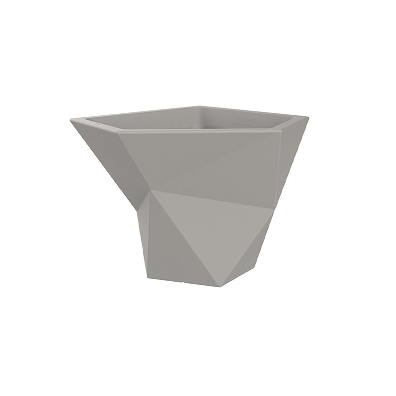 Pot à fleur en résine Faz, H 47,2 po x l 63 po x P 59,05 po, Taupe