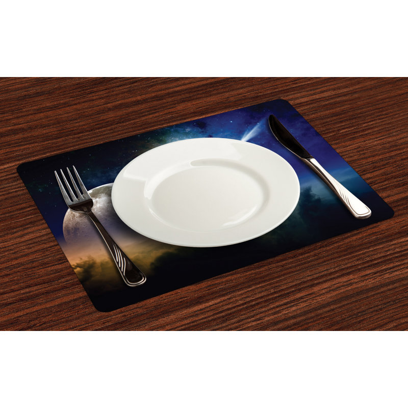Polyester Abstract Rectangle Placemat