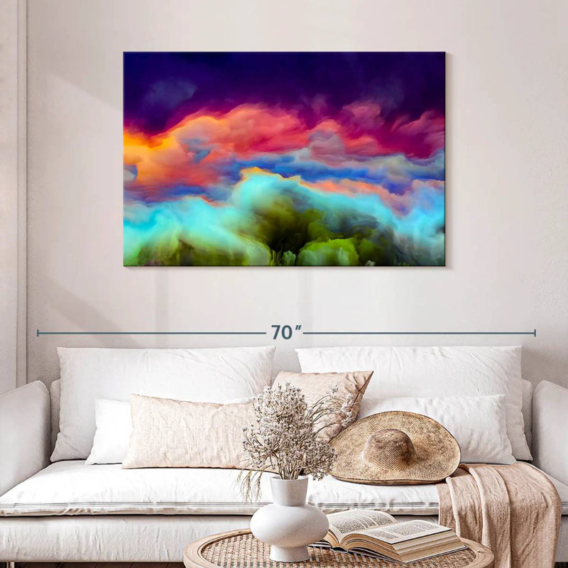 Avery Colorful Cloudscape, 30" H x 45" W