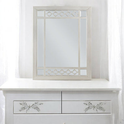 Miroir à finition argent et miroir