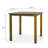 3-Piece Dining Table Set, 2 Classic Style Solid Wood Warm Chairs with Round Dining Table, Kitchen Room Set, with PU Leather Fabric-1433990816