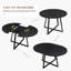 Extendable Dining Table, Oval Dining Table for Kitchen & Dining Room, 43.3''-59'', Black-338513095