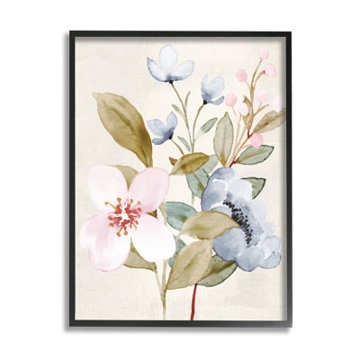 Fleurs pastel tendres de Stupell, art giclée par Kim Allen