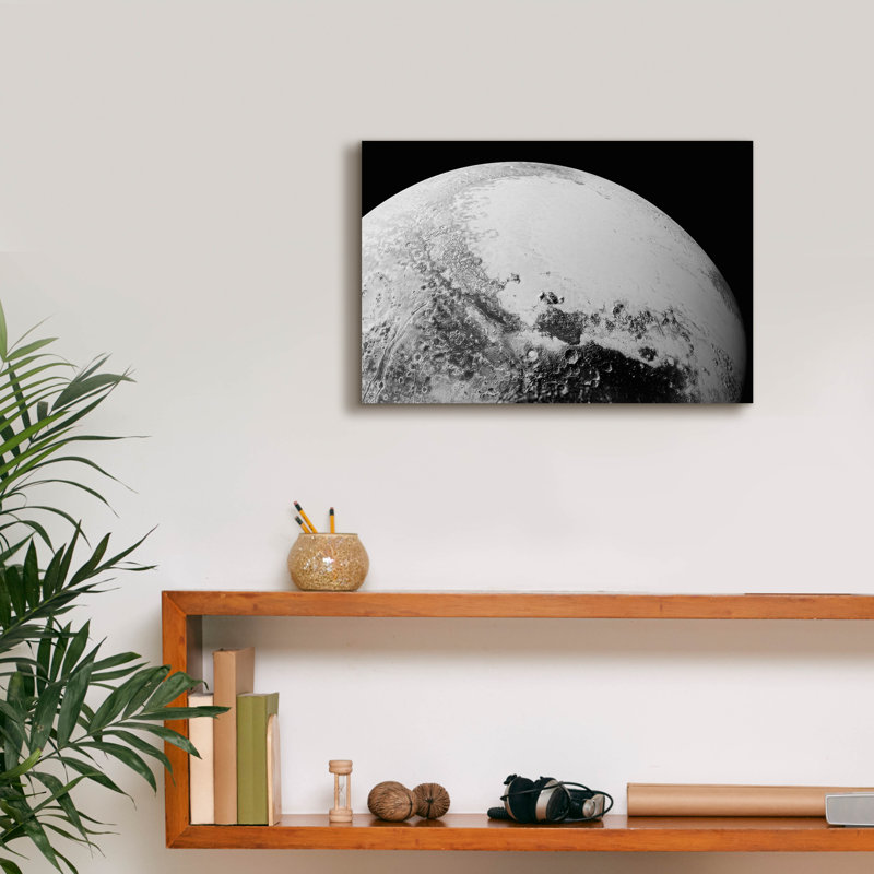 Toile épique Graffiti «Pluton de Nasas New Horizons» par la NASA, art mural 18 po x 12 po, H 12 po x l 18 po