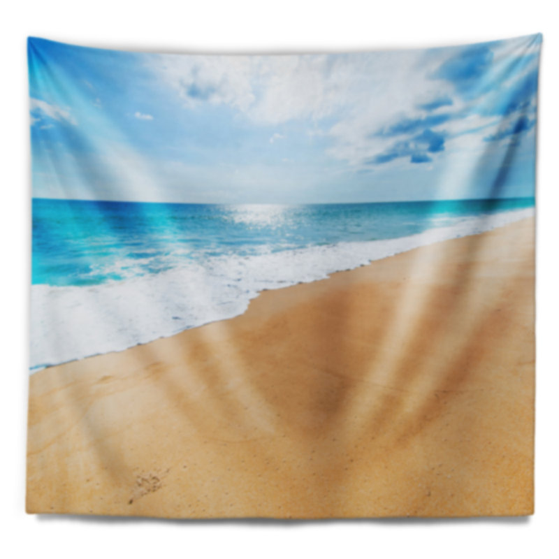Tapisserie Serene Beach and Sun, H 68 po x l 80 po