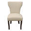 Chaise d'appoint Kaylina en pieds ivoire et brun antique (ensemble de 2 pièces)