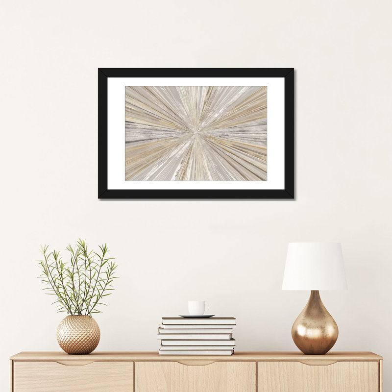 « scintillation light i » par tom reeves-print, H 24 po x l 32 po, Papier dans un cadre photo, Black
