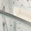 Porte de douche coulissante Bypass - 44-48 "x70", chromée, verre trempé, porte lisse et confortable, finition chromée 1/4 ", poignée, salle de bain, fuite, installation facile-118281514