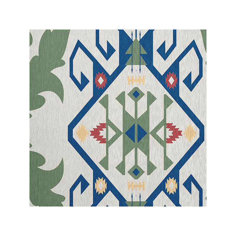 Chenille Ikat Indoor Rug, Rectangle 8' x 10'