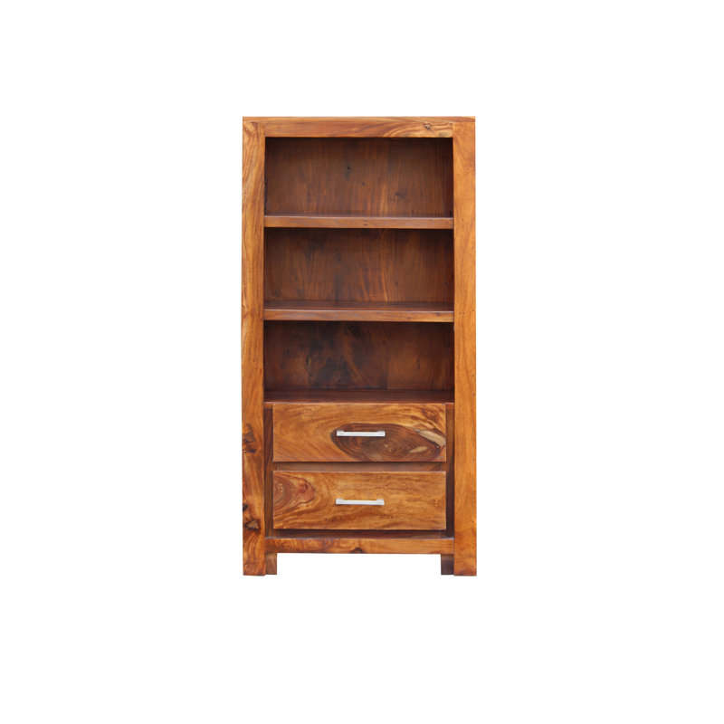 Granby 120 cm H x 60 cm W Standard Bookcase, Honey