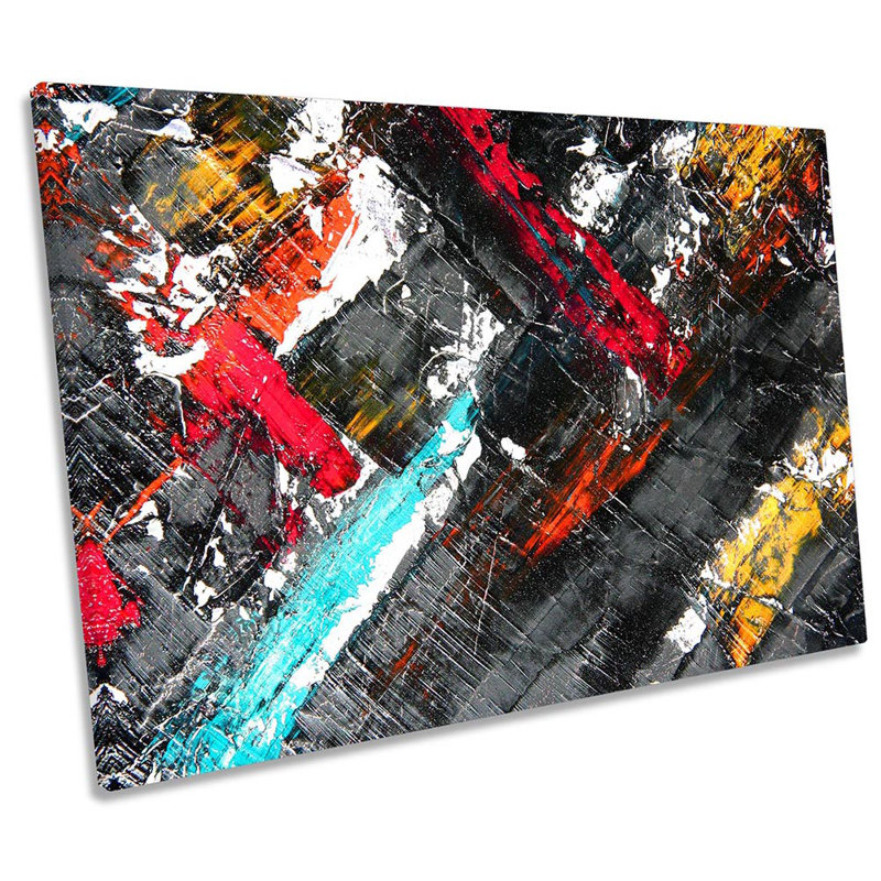 Abstract Grunge - Wrapped Canvas Print, 30.5cm H x 45.7cm W x 2cm D