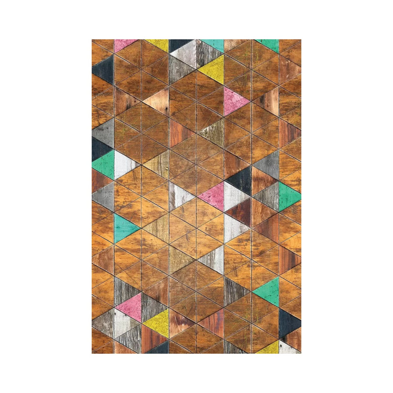 Shabby Elegance Nordic Pattern by Diego Tirigall - Wrapped Canvas Painting, 20.32 cm H x 30.48 cm W